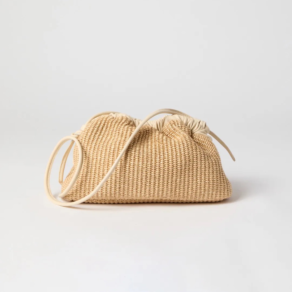 Mansur Gavriel Beige Mini Cloud Clutch